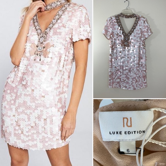 River Island Dresses & Skirts - River Island sequin dress. Size 6